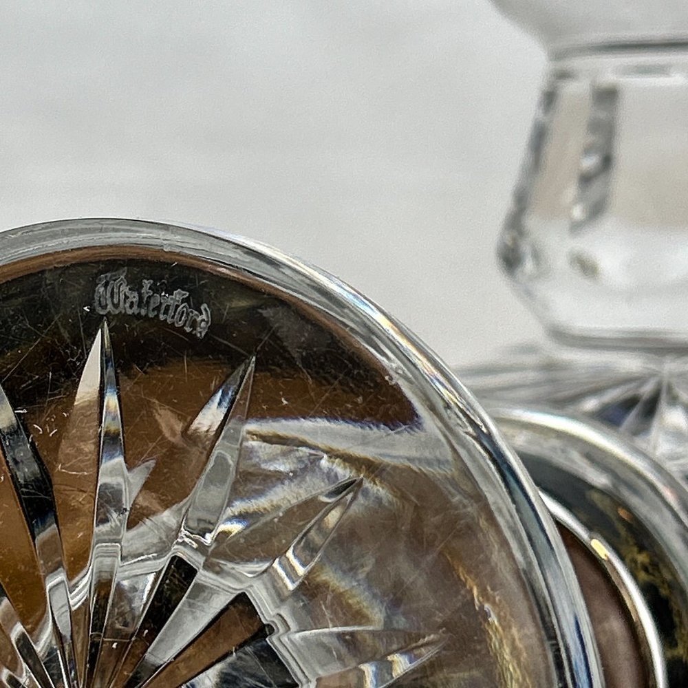 Waterford Crystal Candle Holders | Vintage Crystal Tea Light Holders | Beautiful - Picture 4 of 8